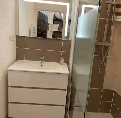 Apartamento Ms Appart** 5 Pers Balcon Piscine Luz 5mn *