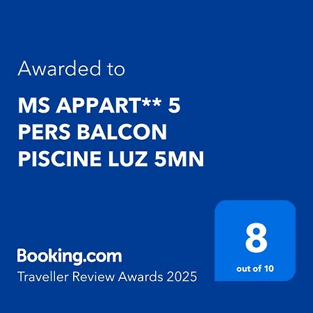 Ms Appart** 5 Pers Balcon Piscine Luz 5mn Apartment Luz-Saint-Sauveur